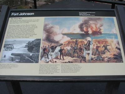 Fort Johnson Marker image. Click for full size.