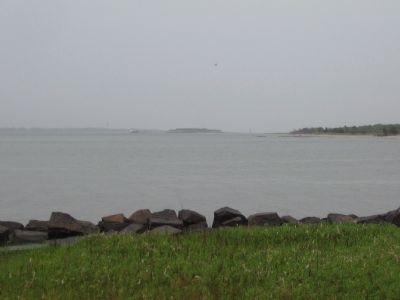 Fort Sumter Seen from Fort Johnson Today image. Click for full size.