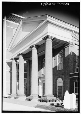 First Baptist Church Portico. Click for full size. First Baptist Church Portico image. Click for full size.