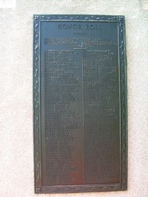 Westport World War I Monument image. Click for full size.