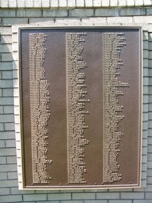 Westport World War II Honor Roll. Click for full size. Westport World War II Honor Roll image. Click for full size.