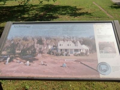 "Archeology" Marker at Snee Farm image. Click for full size.