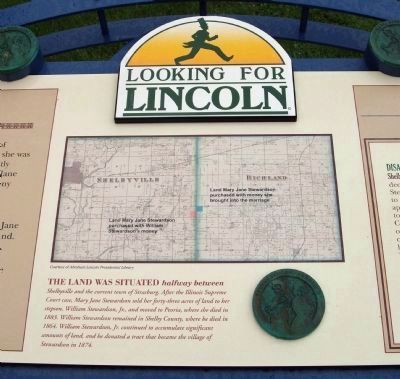 Lincoln and Divorce Marker - Center Section image. Click for full size.