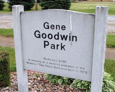 Gene Goodwin Park Marker image. Click for full size.