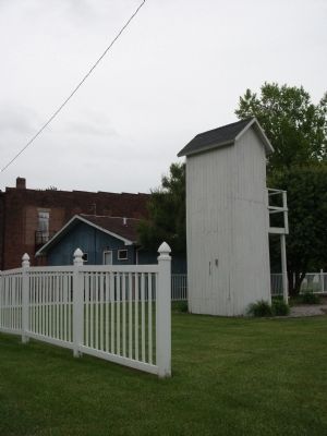 Obverse View - - 1872 Two-Story Outhouse . . . image. Click for full size.