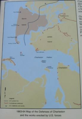 Map of Charleston Defenses. Click for full size. Map of Charleston Defenses image. Click for full size.