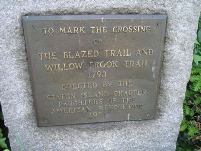 Trail Crossing Marker image. Click for full size.