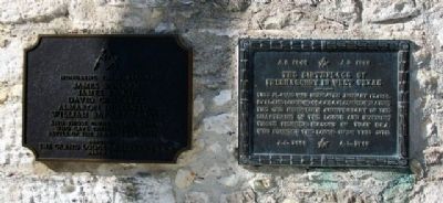 Masonic Heroes of the Alamo Marker. Click for full size. Masonic Heroes of the Alamo Marker image. Click for full size.