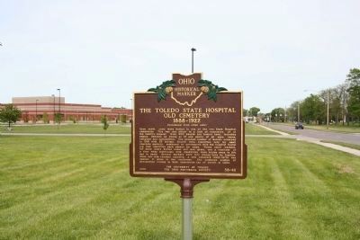 The Toledo State Hospital Old Cemetery, 1888-1922 Marker image. Click for full size.