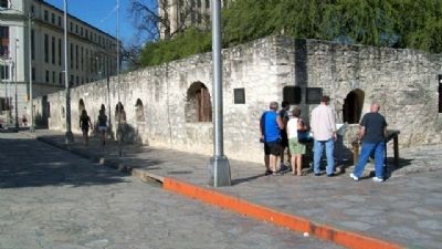 The Alamo in 1836 Marker image. Click for full size.