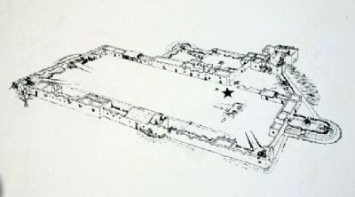 Contemporary Location Drawing on 1836 Marker image. Click for full size.