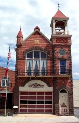 The Union Fire Company c.1888 Station and Marker image. Click for full size.
