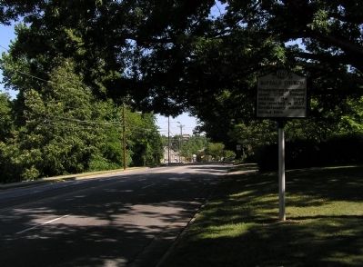 Wide view of the Buffalo Church Marker. Click for full size. Wide view of the Buffalo Church Marker image. Click for full size.