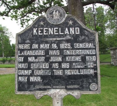Keeneland Marker image. Click for full size.