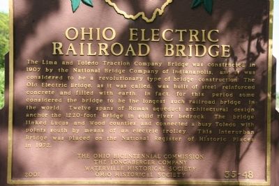 Ohio Electric Railroad Bridge image. Click for full size.