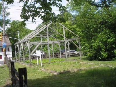 Site of 18th century structures Marker image. Click for full size.