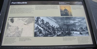 Fort Moultrie Marker image. Click for full size.