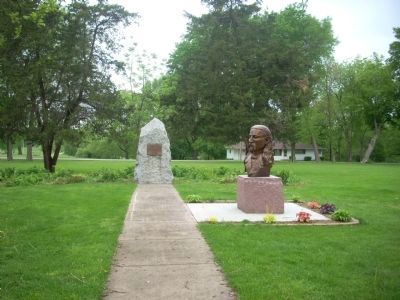 James Butler "Wild Bill" Hickok Marker and Sculpture image. Click for full size.