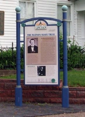 Full View - - The Matson Slave Trial Marker image. Click for full size.