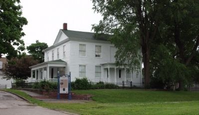 The Matson Slave Trial Marker & The Home of Dr. Hiram Rutherford image. Click for full size.