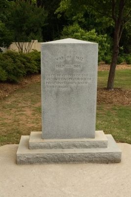 War of 1812 Tribute Marker image. Click for full size.