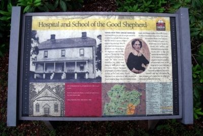 Hospital and School of the Good Shepherd CRIEHT Marker. Click for full size. Hospital and School of the Good Shepherd CRIEHT Marker image. Click for full size.