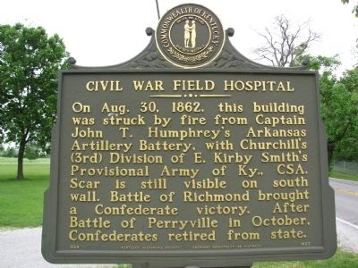 Civil War Field Hospital Marker. Click for full size. Civil War Field Hospital Marker image. Click for full size.
