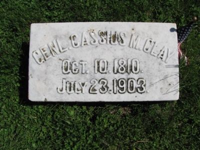 Cassius Marcellus Clay Gravesite image. Click for full size.