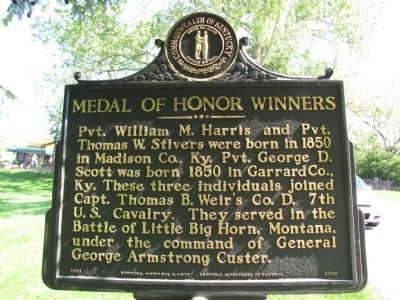 Medal of Honor Winners Marker image. Click for full size.