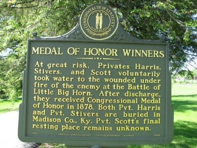 Medal of Honor Winners Marker image. Click for full size.
