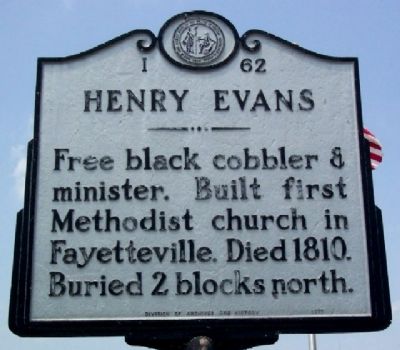 Henry Evans Marker. Click for full size. Henry Evans Marker image. Click for full size.