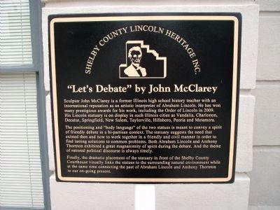 " Let's Debate " by John McClarey Marker. Click for full size. " Let's Debate " by John McClarey Marker image. Click for full size.