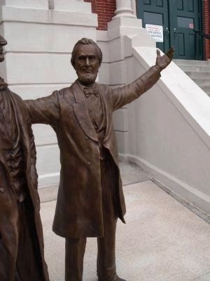 " Let's Debate " - - - 'Anthony Thornton' Statue image. Click for full size.