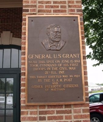 General U. S Grant took Command Marker image. Click for full size.
