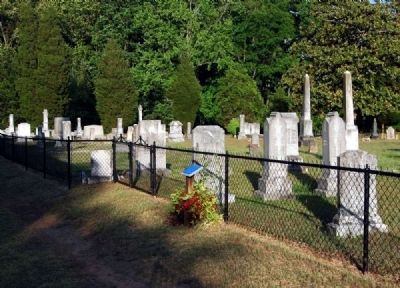 Bethel Church Cemetery and Marker image. Click for full size.