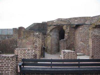 Powder Magazine and Marker. Click for full size. Powder Magazine and Marker image. Click for full size.