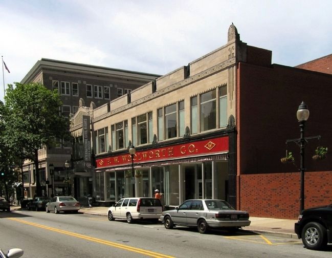 The site of the 1960 Lunch Counter Sit-In image. Click for full size.
