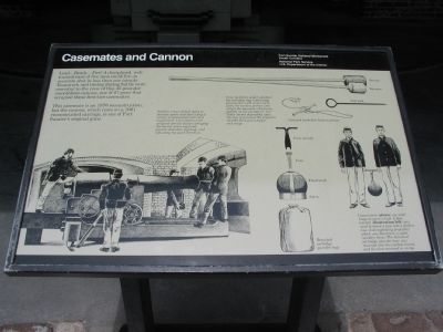 Casemates and Cannon Marker image. Click for full size.