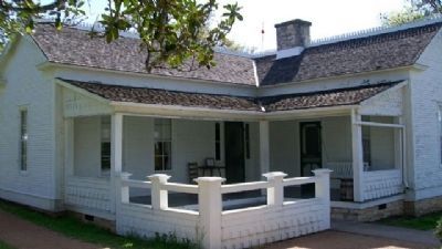 L. B. J. Boyhood Home Entrance. Click for full size. L. B. J. Boyhood Home Entrance image. Click for full size.