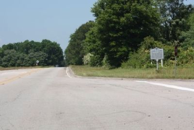 James H. Adams Marker as seen looking west along Congaree Road (SC 769) image. Click for full size.