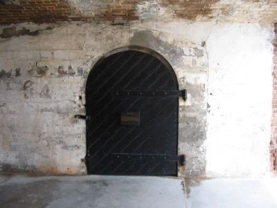Door to Mining Casemate image. Click for full size.