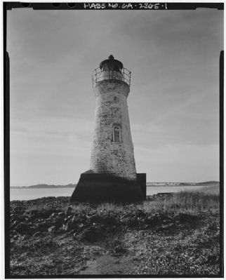 Cockspur Island Lighthouse north elevation. Click for full size. Cockspur Island Lighthouse north elevation image. Click for full size.