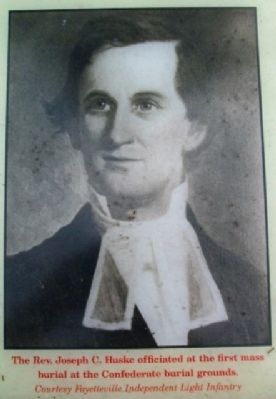 Image of Rev. Huske on Marker image. Click for full size.