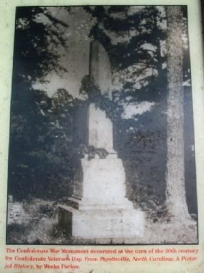 CSA Monument on Marker. Click for full size. CSA Monument on Marker image. Click for full size.