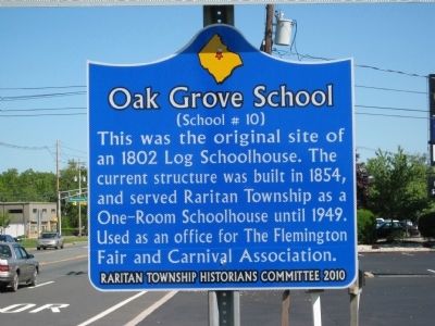 Oak Grove School Marker image. Click for full size.