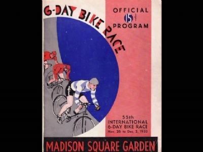 Program from Madison Square Garden image. Click for full size.