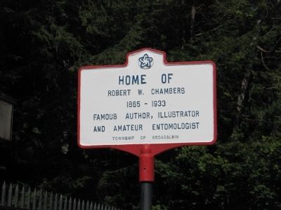 Home of Robert W. Chambers Marker. Click for full size. Home of Robert W. Chambers Marker image. Click for full size.