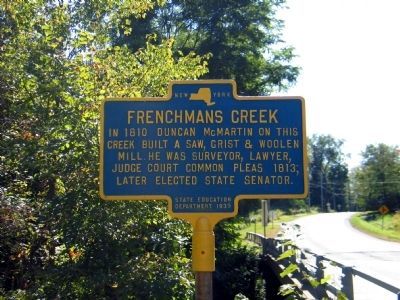 Frenchmans Creek Marker image. Click for full size.
