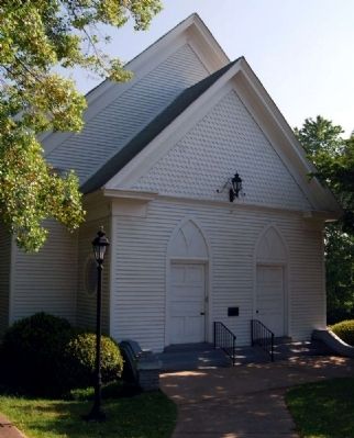 Pelzer Presbyterian Church -<br>South (Front) Entrance image. Click for full size.