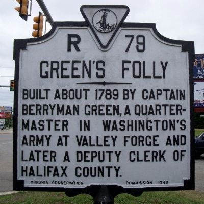 Green's Folly Marker image. Click for full size.